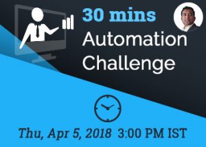 30 mins automation challenge