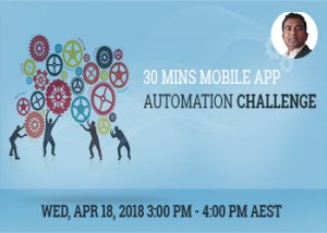 mobile app automation challenge